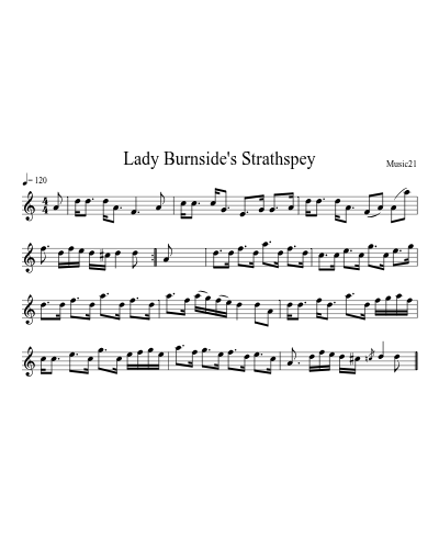 Lady Burnside's Strathspey