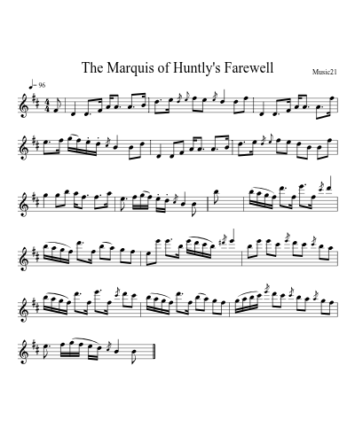 The Marquis of Huntly's Farewell preview