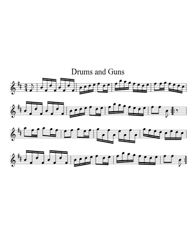 Drums and Guns