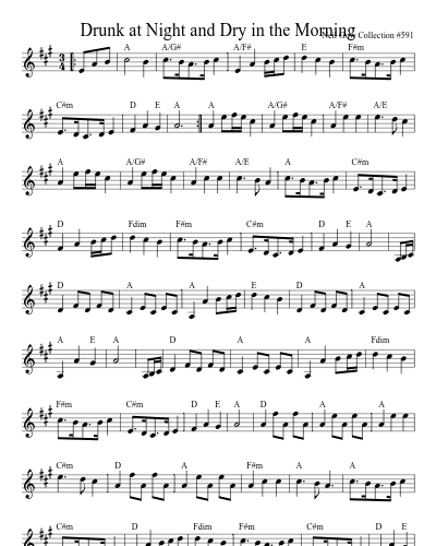 Drunk At Night And Dry In The Morning (Version 2) preview