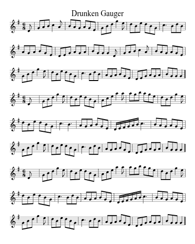 Drunken Gauger (Version 4)