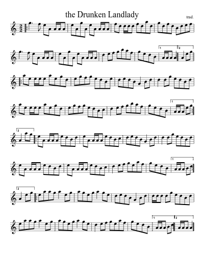 The drunken landlady (Version 5)