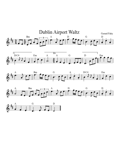 Dublin Airport Waltz