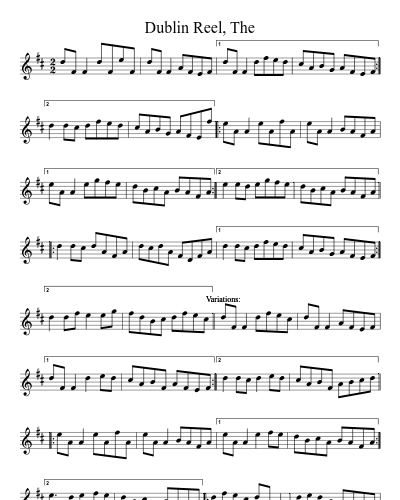 Dublin Reel, The (Version 2)