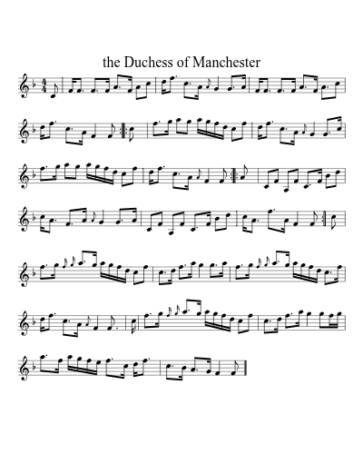 the Duchess of Manchester