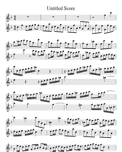 Untitled (Duetsonata 1 F)