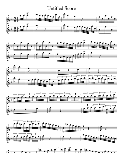 Untitled (Duetsonata 1 F) (#24499)