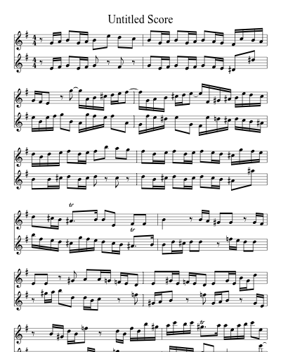 Untitled (Duet Sonata 3 G) (#24530) preview