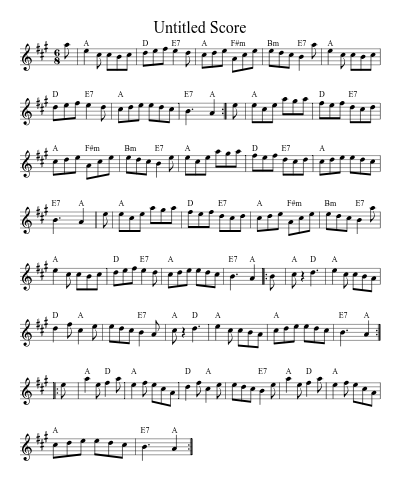 Duke Of Atholls Reel (Version 2) sheet music preview