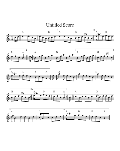 Duke Of Atholls Reel3 sheet music preview