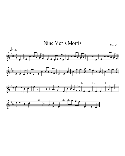 Nine Men's Morris preview