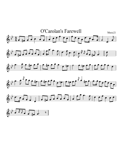 O'Carolan's Farewell preview