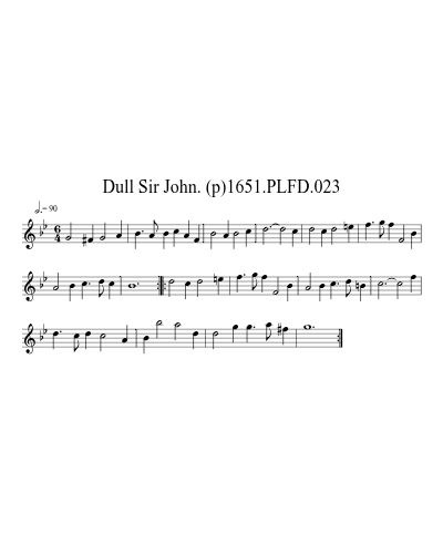 Dull Sir John. (p)1651.PLFD.023