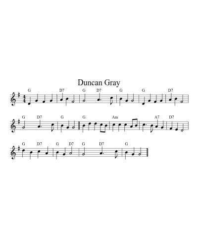 Duncan Gray (Version 3)