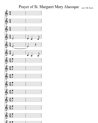 Prayer of St. Margaret Mary Alacoque