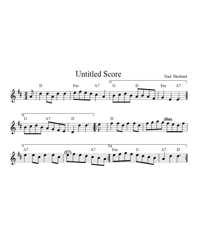 Dundas Valley Reel (Version 2)