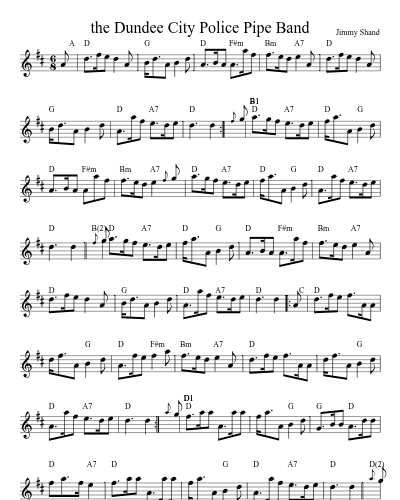 the Dundee City Police Pipe Band