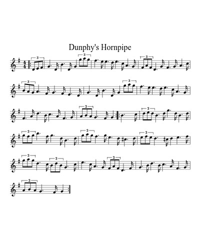 Dunphy's Hornpipe (Version 8)