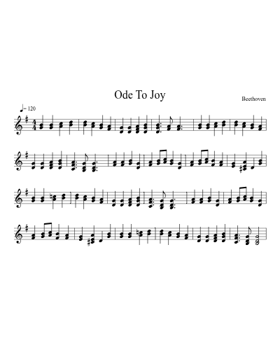 Ode To Joy (Version 2) preview