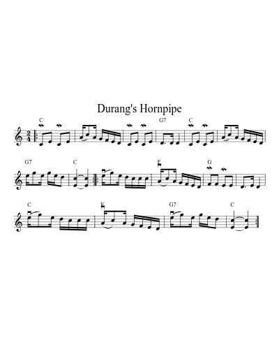 Durang's Hornpipe (Version 4)
