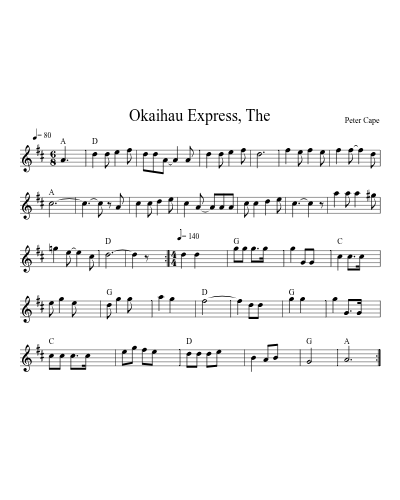 Okaihau Express, The