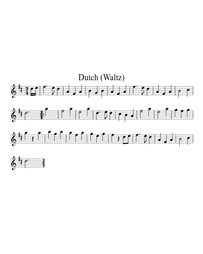 Dutch (Waltz) preview
