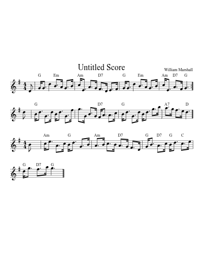 Earl Of Angus And Arran1 sheet music preview