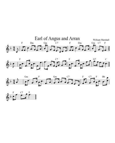 Earl of Angus and Arran