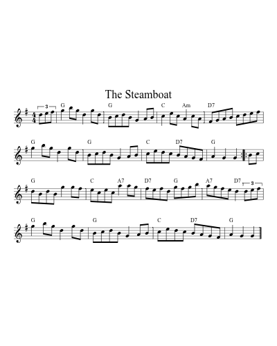 The Steamboat (Early Am Hornpipes)