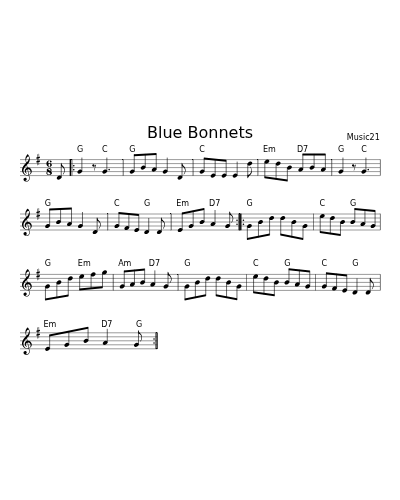 Blue Bonnets (Early Am Jigs)