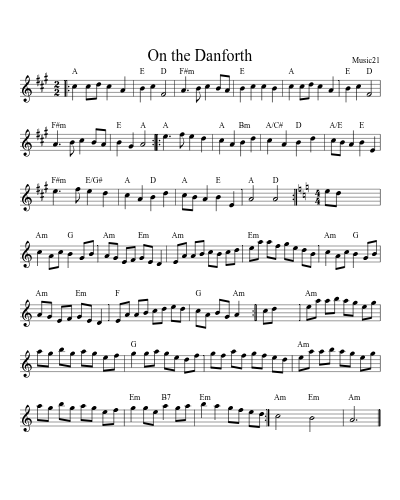 On the Danforth preview