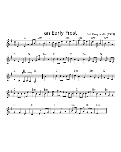 an Early Frost (Version 2)