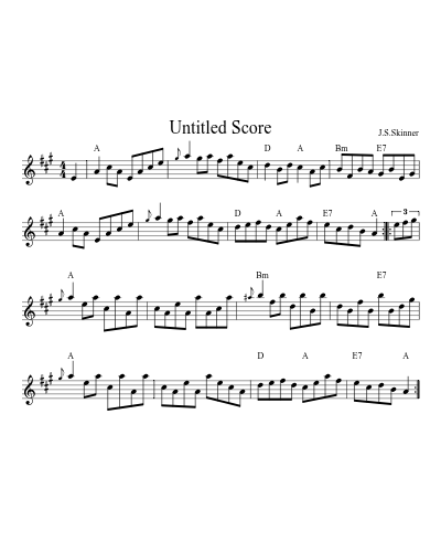 Easy Peasy (Version 2) sheet music preview