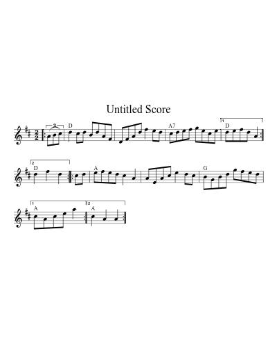 Easy Peasy (Version 3) sheet music preview