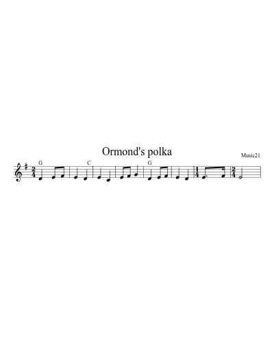 Ormond's polka preview