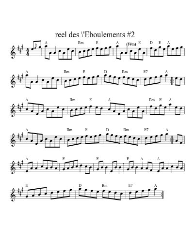 reel des \'Eboulements   #2