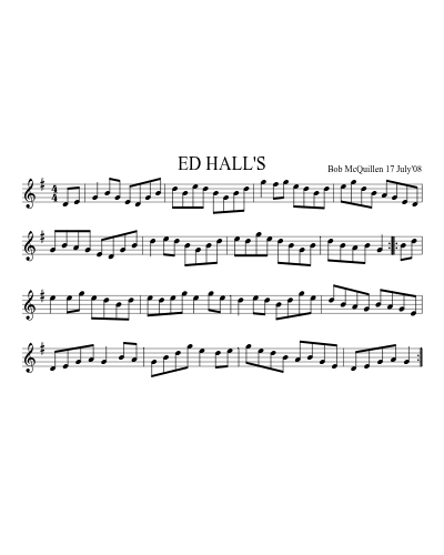 ED HALL'S (Version 2)