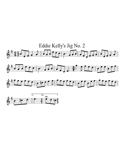 Eddie Kelly's Jig No. 2 (Version 2)