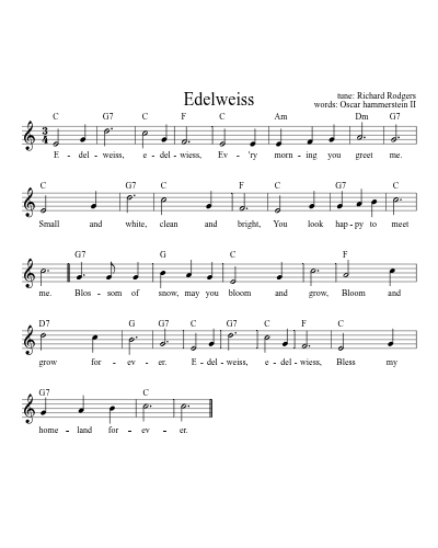Edelweiss (Version 5)