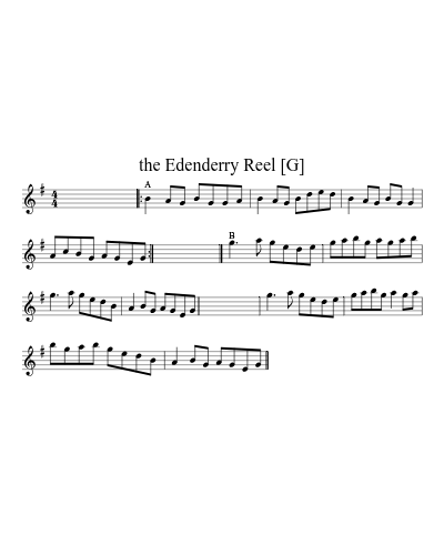 the Edenderry Reel [G]