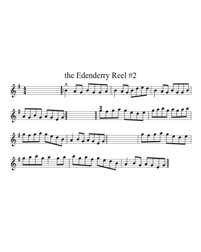 the Edenderry Reel #2
