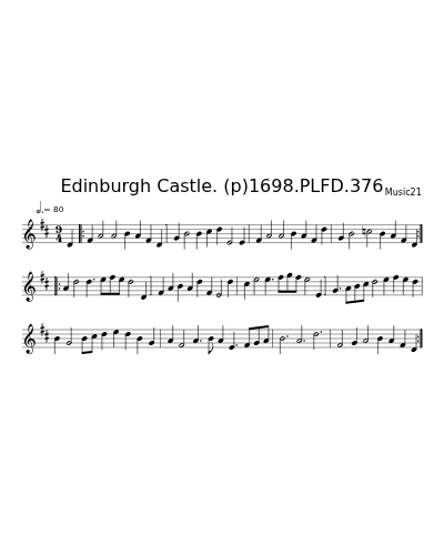 Edinburgh Castle. (p)1698.PLFD.376