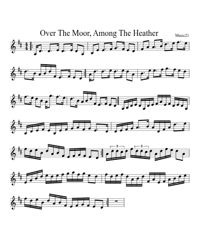 Over The Moor, Among The Heather