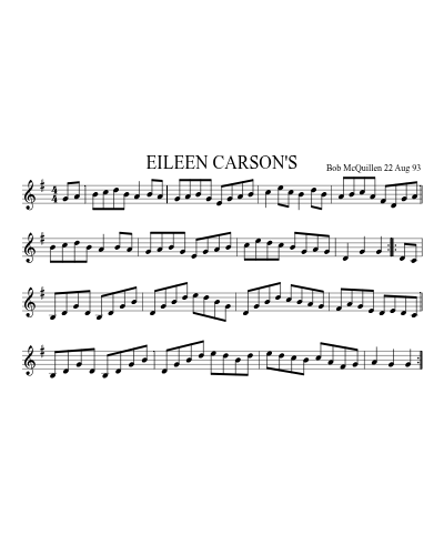 EILEEN CARSON'S (Version 2)