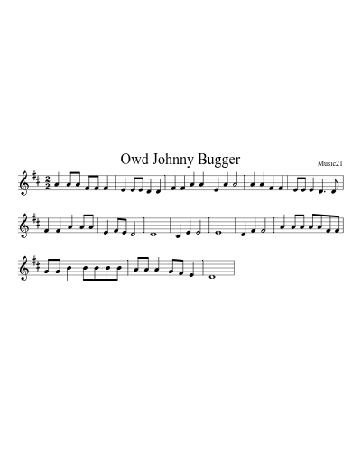 Owd Johnny Bugger preview