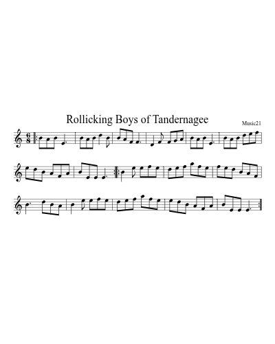 Rollicking Boys of Tandernagee
