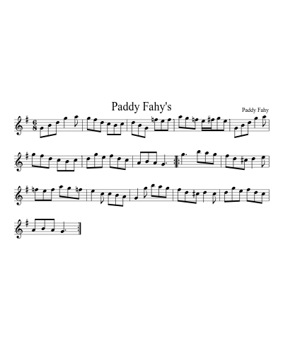 Paddy Fahy's (Version 2) preview