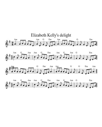 Elizabeth Kelly's Delight (Version 5)