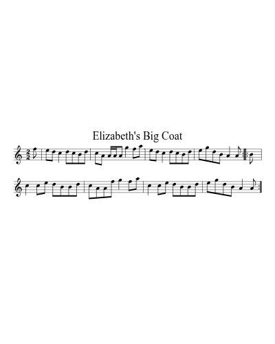 Elizabeth's Big Coat preview
