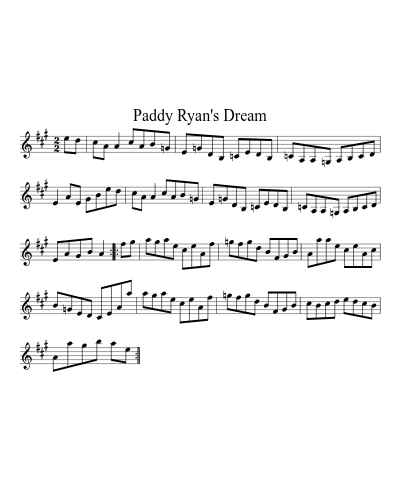 Paddy Ryan's Dream (Version 2) preview
